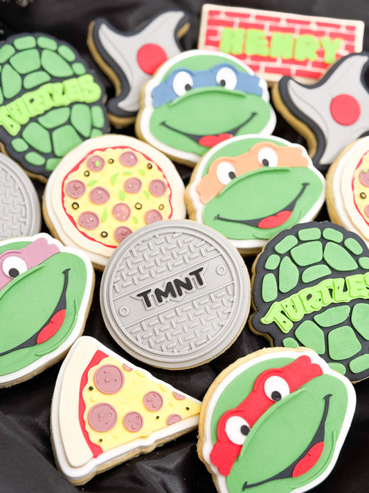 Super Turtles Logo Cookie Cutter & Stamp