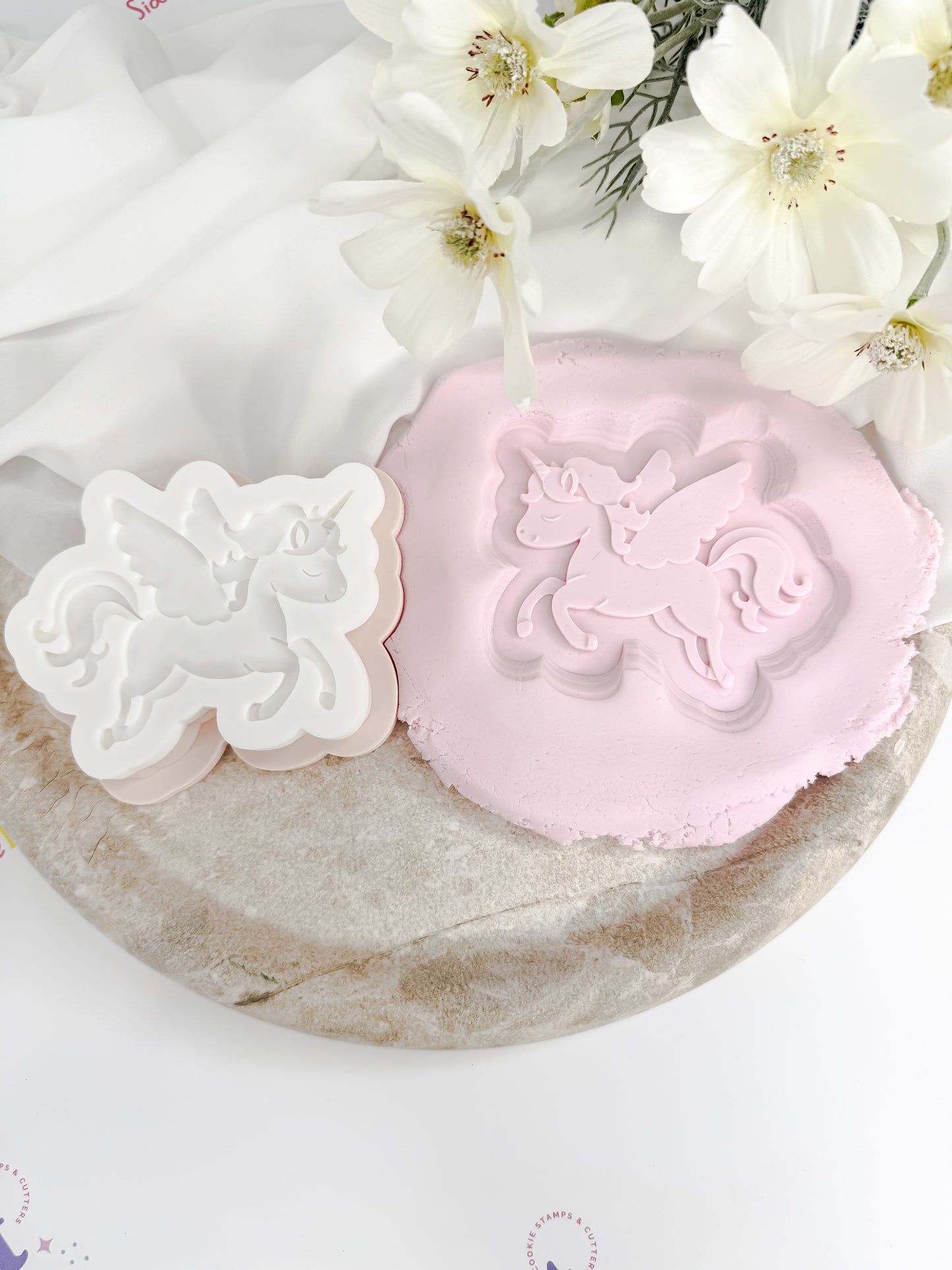 Unicorn With Wings Cookie Cutter & Stamp
