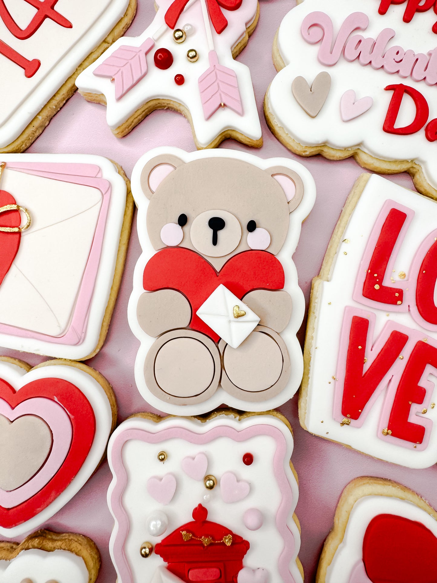 Heart Bear Cookie Cutter & Stamp