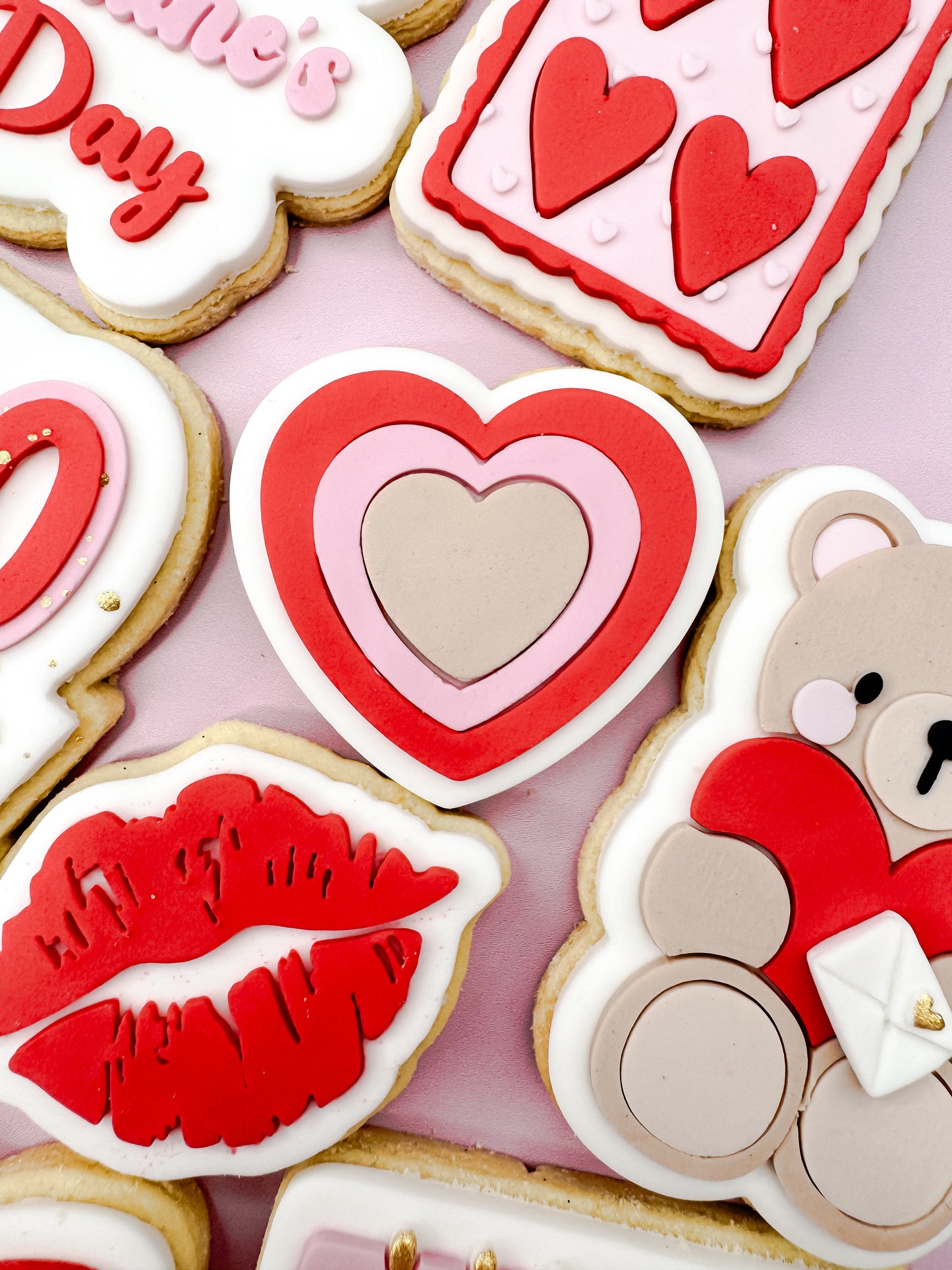 Layered Heart Cookie Cutter & Stamp