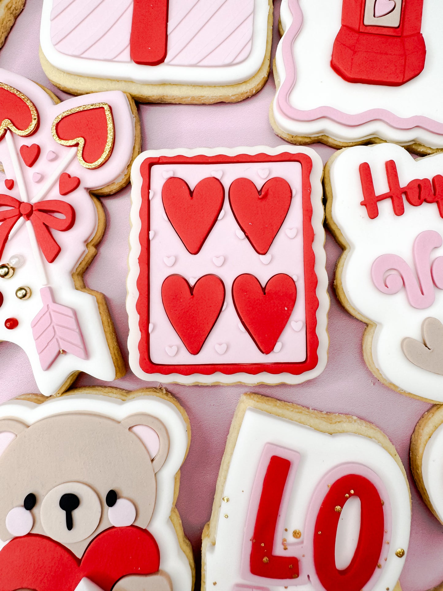 Heart Postal Stamp Cookie Cutter & Stamp