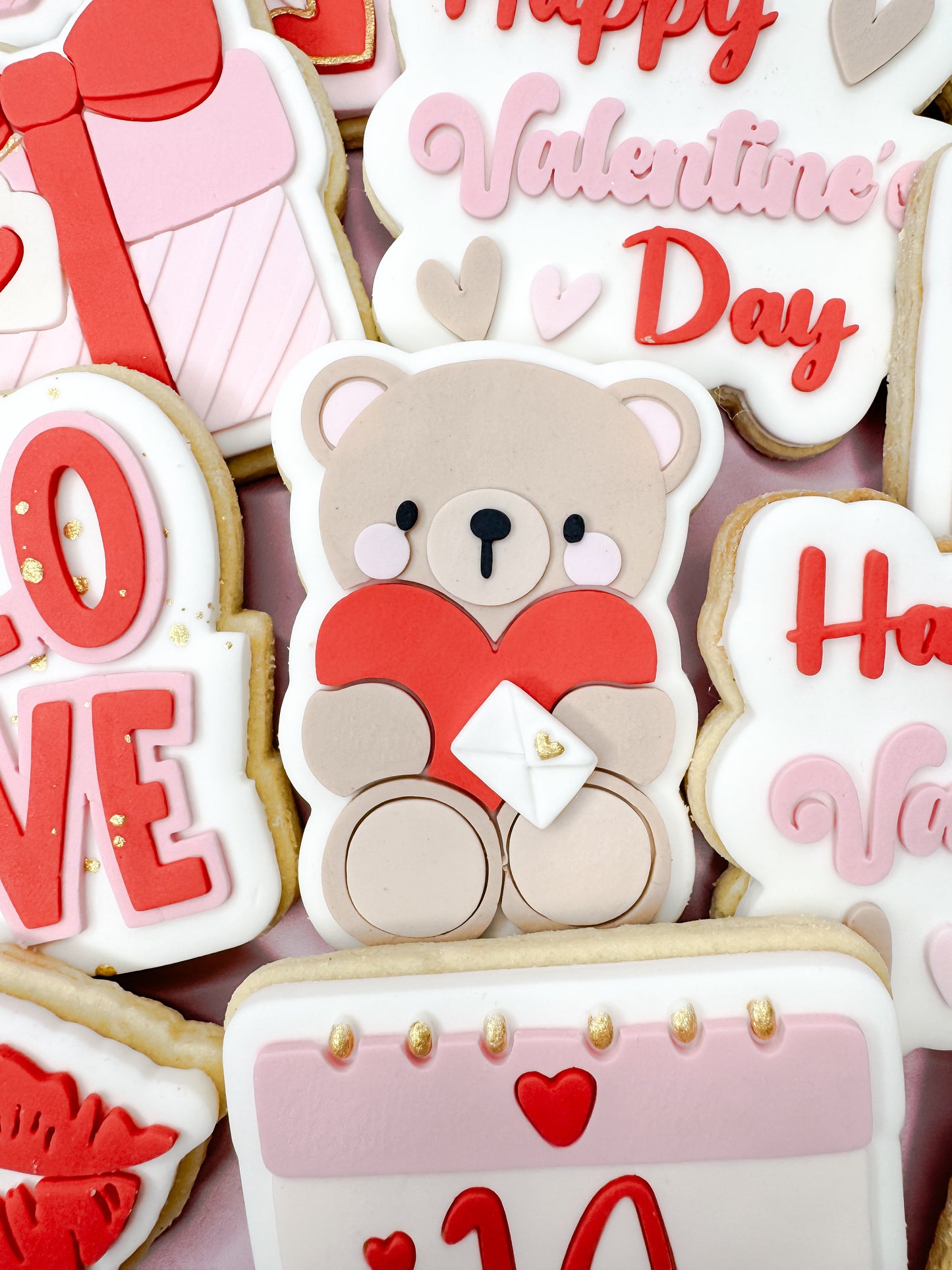Heart Bear Cookie Cutter & Stamp