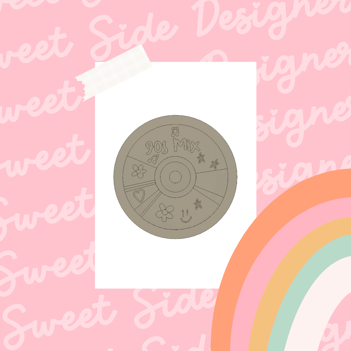 90's CD Digital STL File