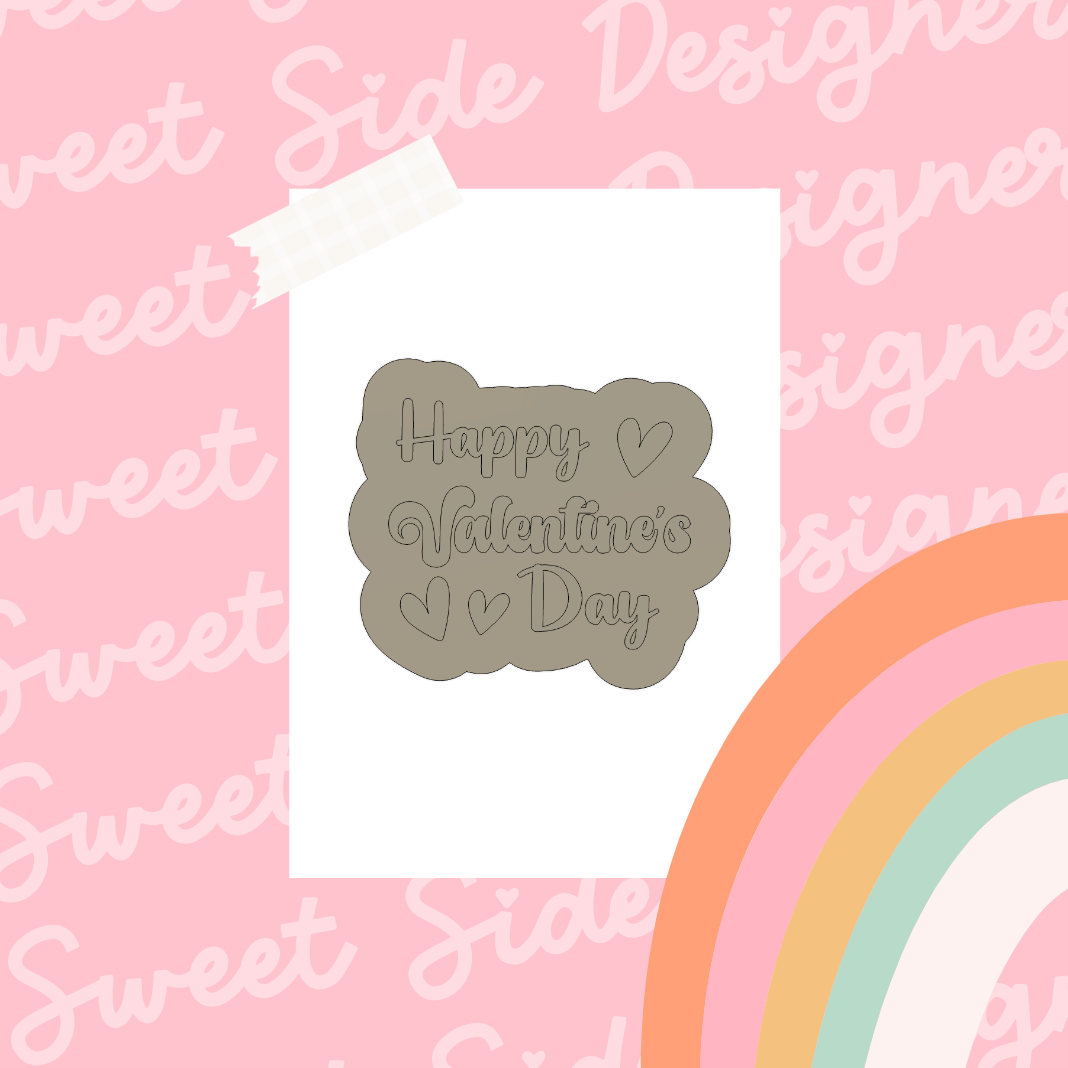 Happy Valentine's Day Digital STL File
