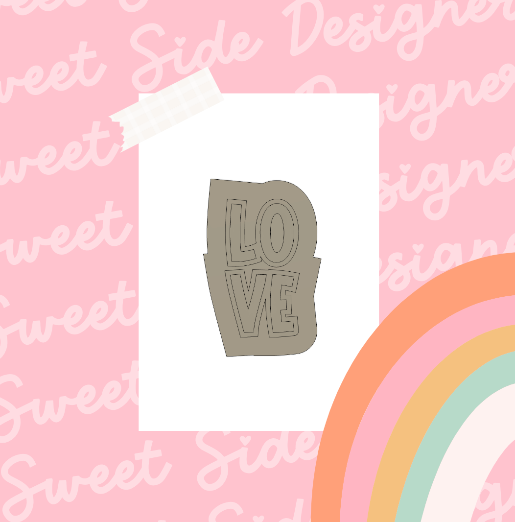 L-O-V-E Digital STL File