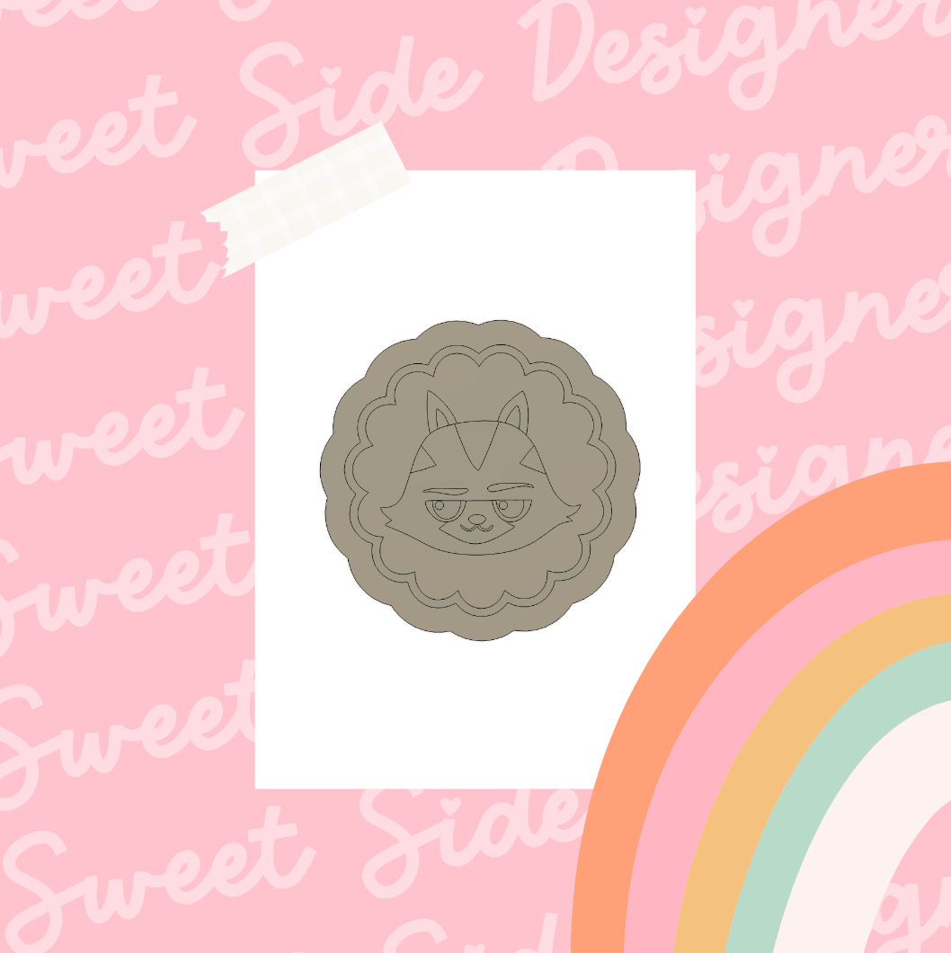 GD Blue Rat Cookie Cutter & Stamp