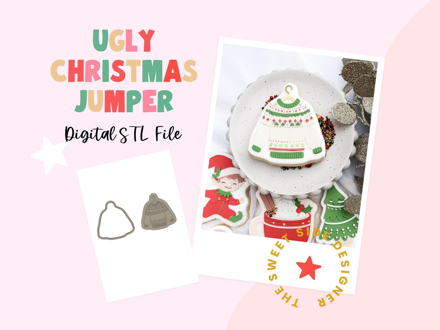 Ugly Christmas Jumper Digital STL File