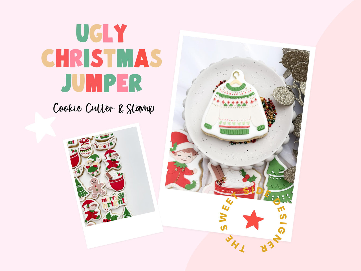 Ugly Christmas Jumper Cookie Cutter & Stamp