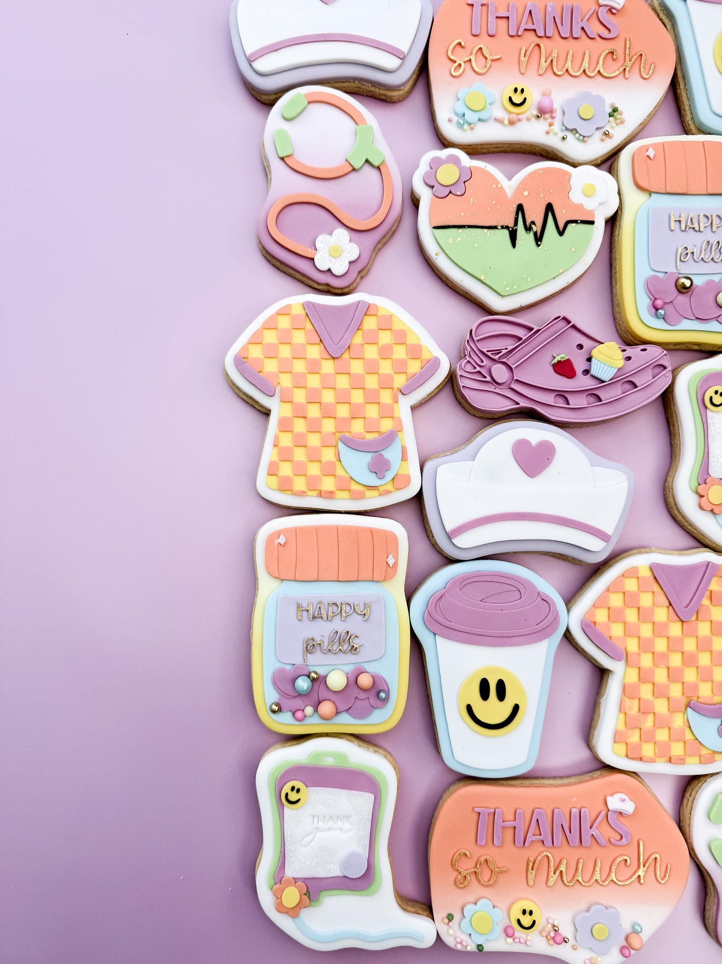 Groovy Thanks So Much Cookie Cutter & Stamp