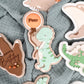 Dinosaur With Balloon (Blank) Cookie Cutter & Stamp
