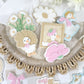 Vintage Goose With Flower Hat Stamp Cookie Cutter & Stamp