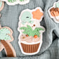 Dino Cupcake Cookie Cutter & Stamp