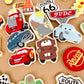 Happy Tow Truck Cookie Cutter & Stamp