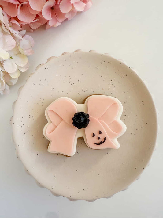 Pumpkin Bow Cookie Cutter & Stamp