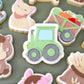 Tractor Cookie Cutter & Stamp