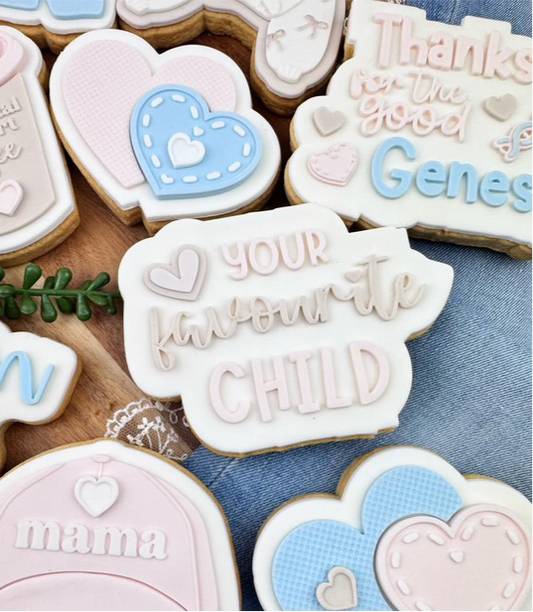 LOVE Your Favourite Child Cookie Cutter & Stamp