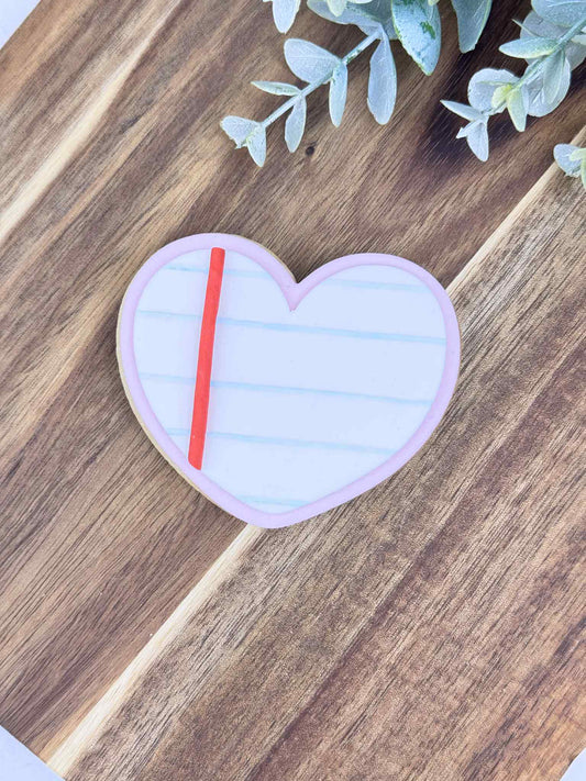 Paper Heart Cookie Cutter & Stamp