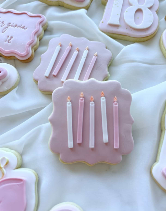 Candles Cookie Cutter & Stamp