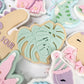 Monstera Leaves Cookie Cutter & Stamp