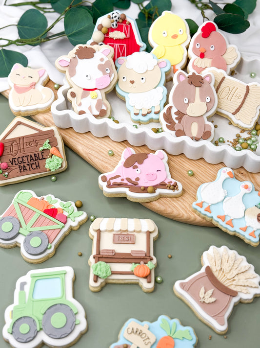 Cute Pig Cookie Cutter & Stamp