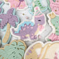 Heart Stegosaurus Cookie Cutter & Stamp