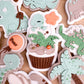 Dino Cupcake Cookie Cutter & Stamp