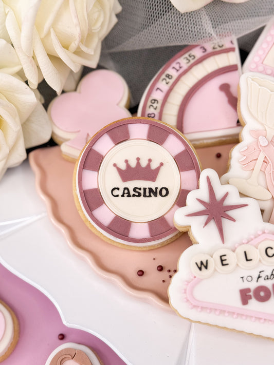 Casino Chip Cookie Cutter & Stamp