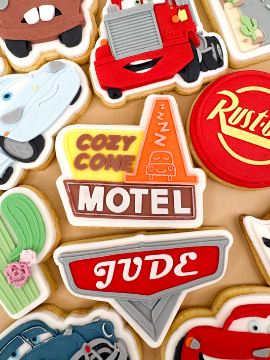 Happy Cone Motel Cookie Cutter & Stamp