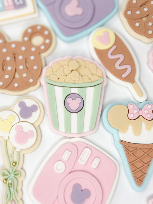 Mouse Popcorn Cookie Cutter & Stamp