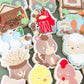 (BLANK) Vegetable Patch Sign Cookie Cutter & Stamp