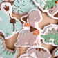 Brachiosaurus With Bunting Cookie Cutter & Stamp