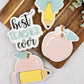 Thank You Apple & Pencil Cookie Cutter & Stamp