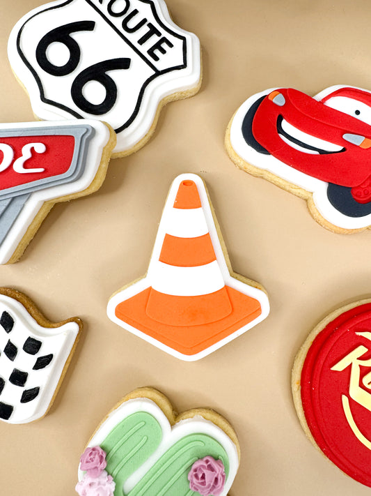 Traffic Cone Cookie Cutter & Stamp