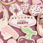 Welcome To Fabulous FORTY Cookie Cutter & Stamp