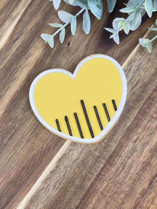 Ruler Heart Cookie Cutter & Stamp