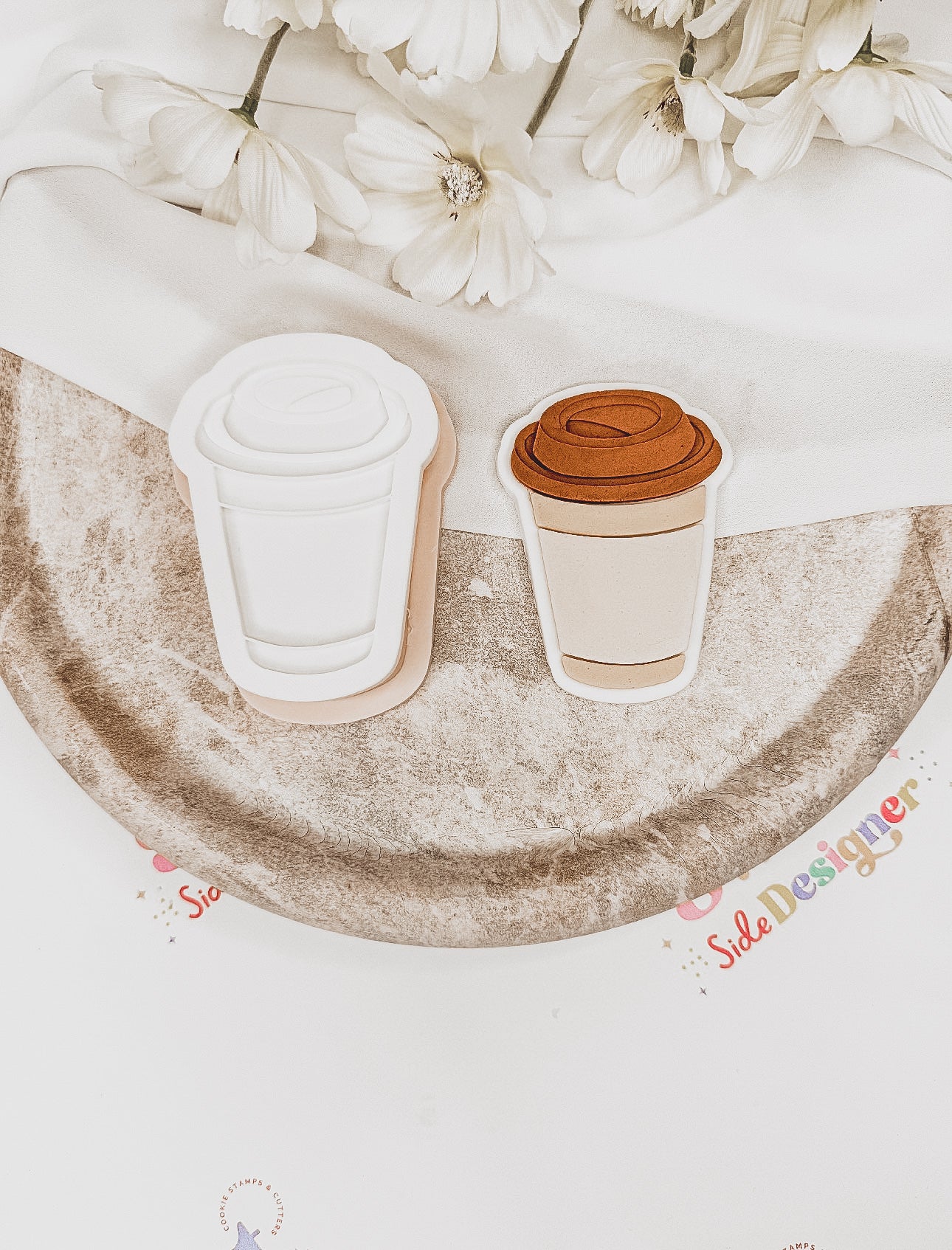 Plain Coffee Cup Cookie Cutter &amp; Stamp
