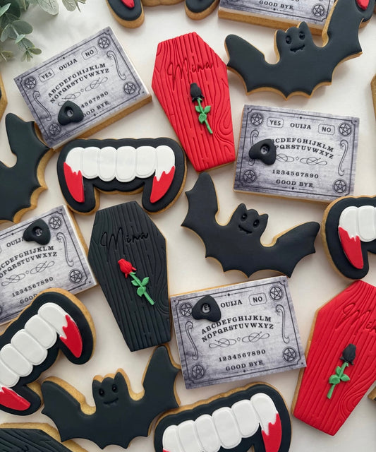 Vampire Fangs Cookie Cutter & Stamp