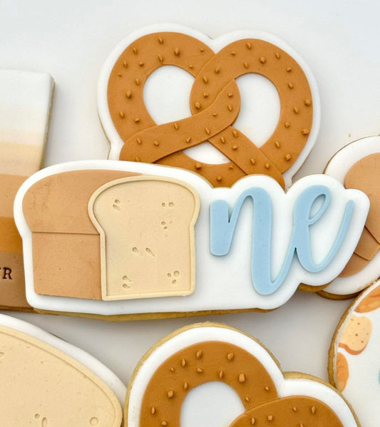 Bread 'ONE' Cookie Cutter & Stamp