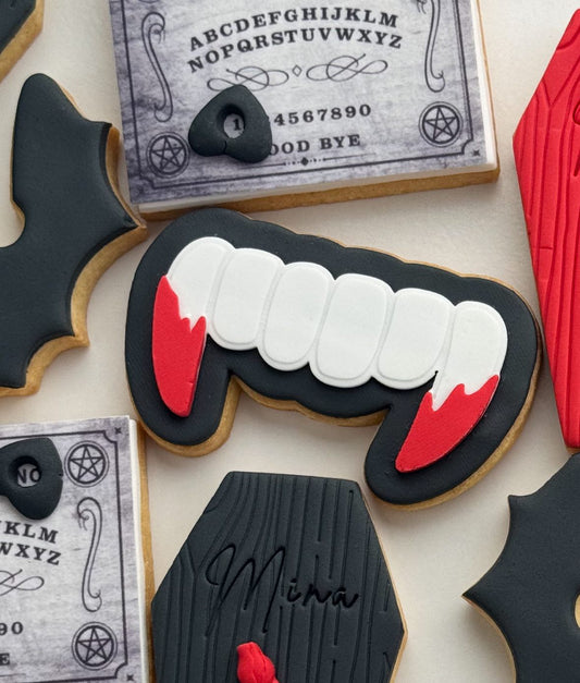 Vampire Fangs Cookie Cutter & Stamp