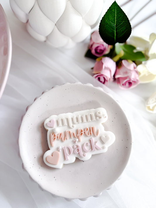 Mum's Pamper Pack Cookie Cutter & Stamp