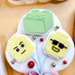 Mini Brick Block Cookie Cutter & Stamp