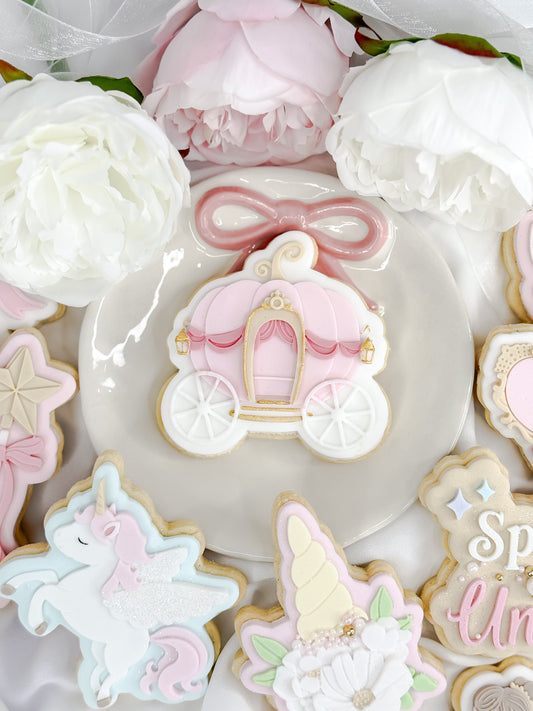 Pumpkin Princess Carriage Cookie Cutter & Stamp