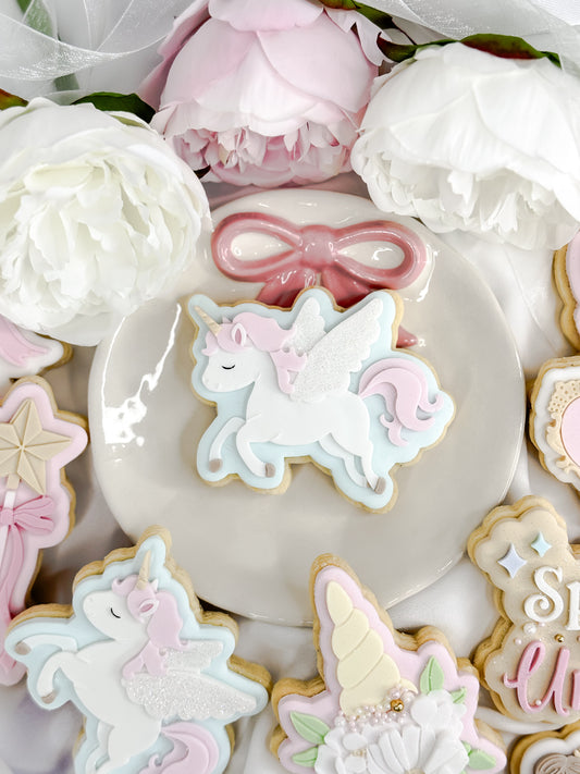 Unicorn With Wings Cookie Cutter & Stamp