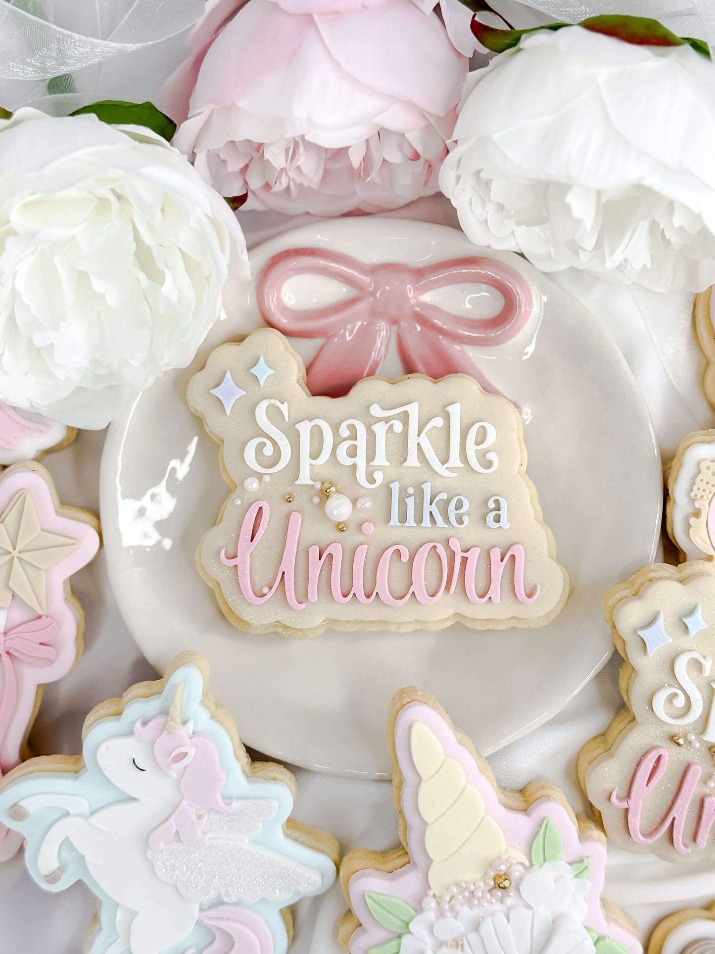 Sparkle Like A Unicorn Cookie Cutter & Stamp