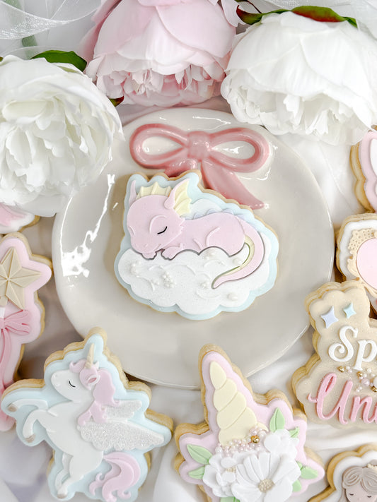 Sleepy Dragon Cookie Cutter & Stamp