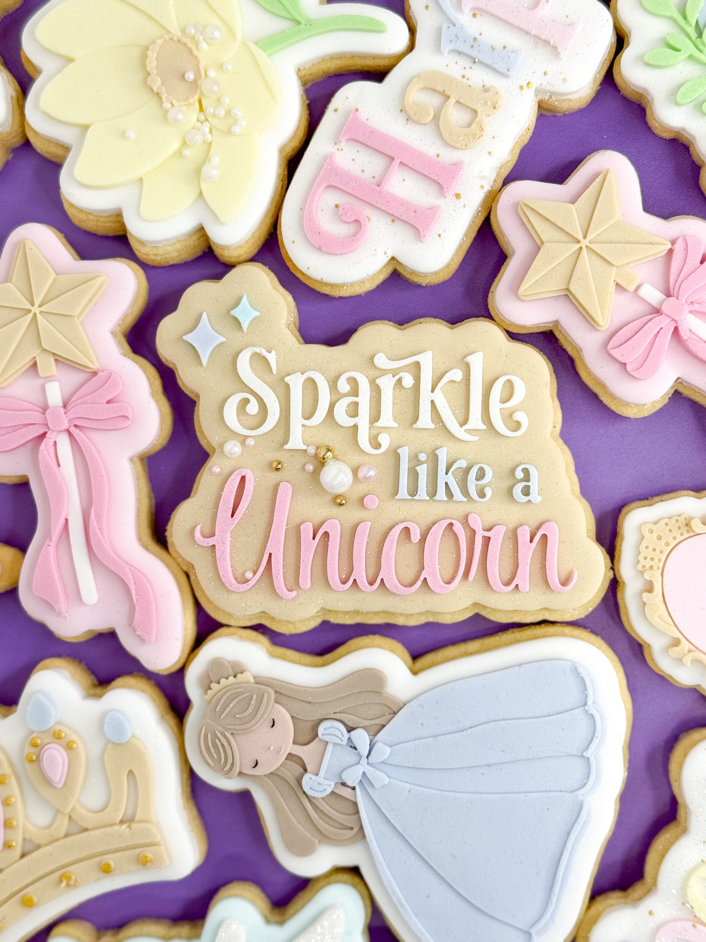 Sparkle Like A Unicorn Cookie Cutter & Stamp