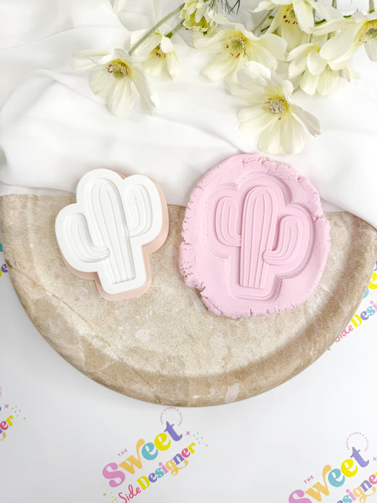 Cactus Cookie Cutter & Stamp