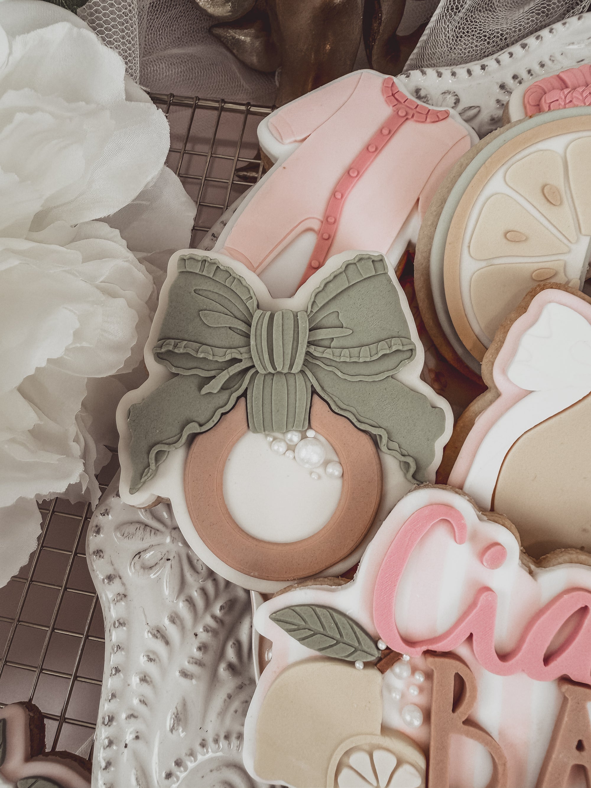 Frilly Baby Toy Cookie Cutter &amp; Stamp