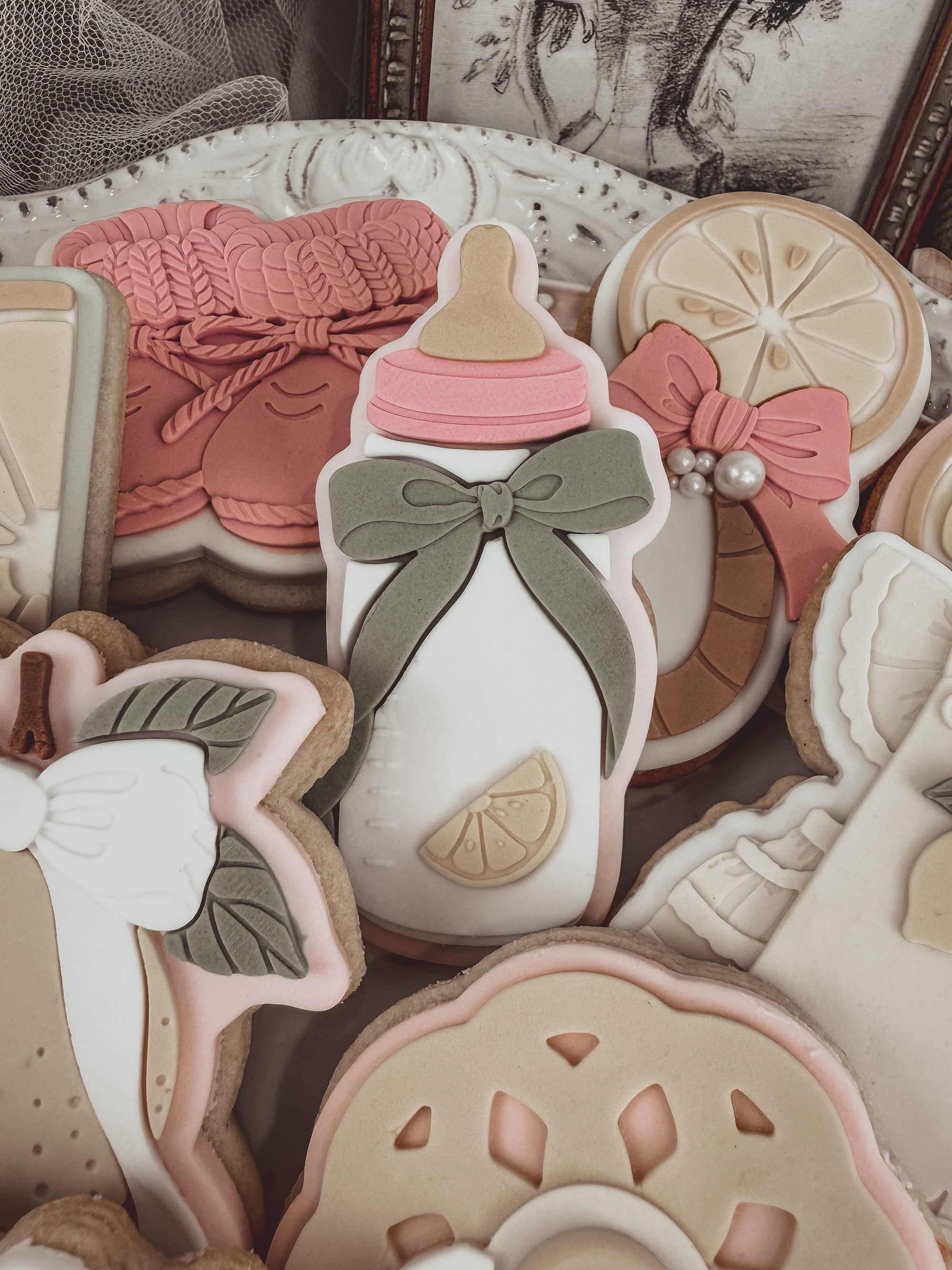 Lemon Baby Bottle Cookie Cutter &amp; Stamp