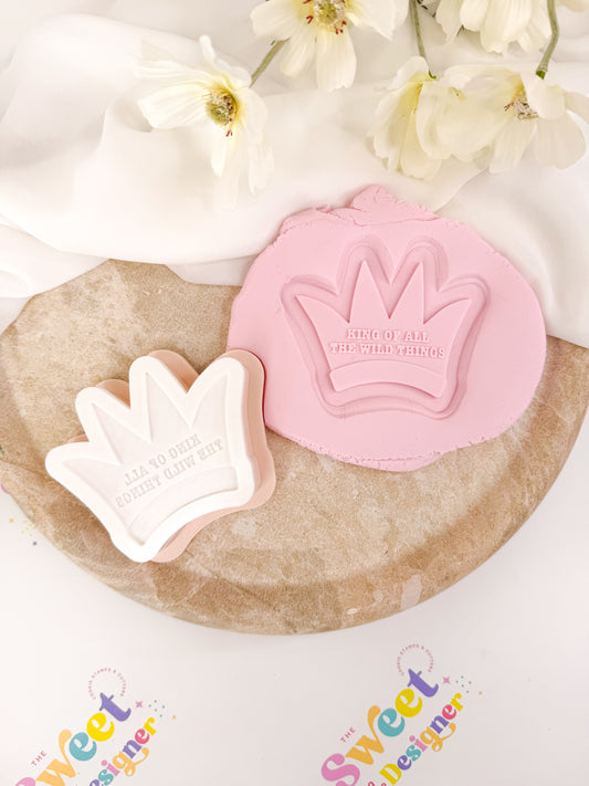 King Of Wild Things Cookie Cutter & Stamp